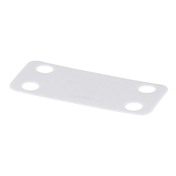 MP175-M Marker Plate, White, PA 6.6, Cable Tie, 1.75x0.75", PK1000