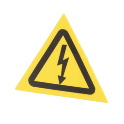 WL32Y ISO Label, Adh Vinyl, Yellow/Black, 50 Lbls, 1.5"x1.5", PK1