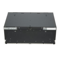 Opticom® Rack Mount Enclosure, Black, 4 RU, 12 FAP/Cassette Slots