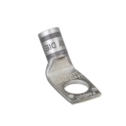 CuLug,#4AWG,3/8Stud,45°PKG50