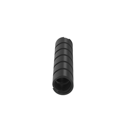 T100F-C0 Spiral Wrap, Black, UV PE, 0.875" Min Dia., PK1