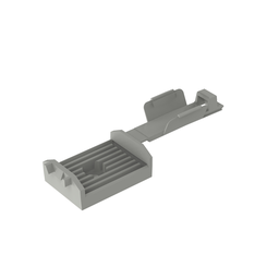 FCM1.2-S6-T14 Flat Cable Mount, Gray, PA 6.6, Screw, 1.37x1", PK200