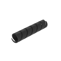 T100F-C0 Spiral Wrap, Black, UV PE, 0.875" Min Dia., PK1