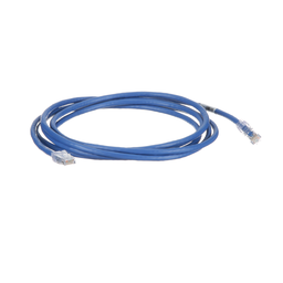Cat 6 24 AWG UTP Copper Patch Cord, 10 ft, Blue