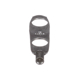 Pan-Lug™ LCD10-38D-L Comp. Lug, Tin Plt Copper, Straight, Two 3/8" Stud, PK50