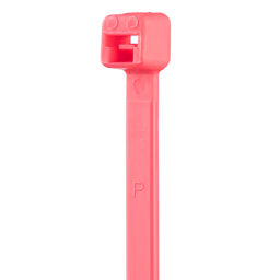 Pan-Ty® PLT2I-M59 Cable Tie, Fluor Pink, PA6.6, 8"L, 40lb, PK1000