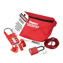 PSL-PK-EA Lockout Kit, Electrician, Red, PK1