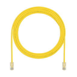 Cat 5e 28 AWG UTP Copper Patch Cord, 1 ft, Yellow
