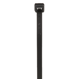 Pan-Ty® PLT2I-M0 Cable Tie, Black, UV PA6.6, 8"L, 40lb, PK1000