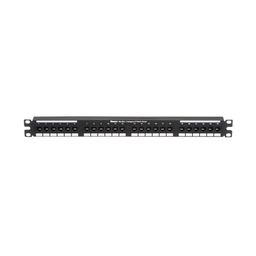 Cat 6 Punchdown Keystone Patch Panel, 24 Port