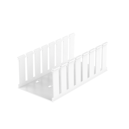 Panduct® NE4X3WH6 Wide Slot Duct, White, Hal-Free PPO, 3.06"x4.14", PK6
