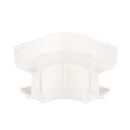 Surface Raceway, LDPH10 Power Rated Right Angle, Off White