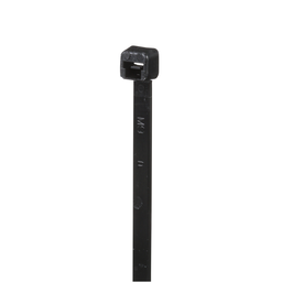 Pan-Ty® PLT1S-M300 Cable Tie, Black, High Heat UV PA6.6, 4.8"L, 50lb, PK1000