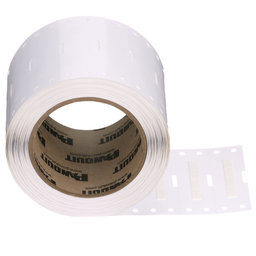 H050X025H1T Heatshrink, PO, White, Mil Grade, 2000 Lbls, 0.25"x0.5"