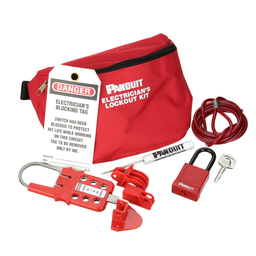 PSL-PK-EA Lockout Kit, Electrician, Red, PK1