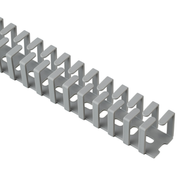 Panduct® FL25X25LG-A Flexible Duct, Lt Gray, PP, 0.98"x0.98", PK70