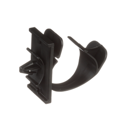 LWC75-H25-L20 Wire Clip, Black, PA 6.6, Push Barb, 1.45x0.87", 50PK