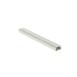Surface Raceway, LDPH10 Pwr Rated,2-pc Latch, 8 ft, Off White