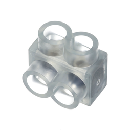 Pan-Lug™ PCSB2/0-2S-6 Multi-Tap Mech Con, Single Sided, 2/0, Tin Plt Al, PK6