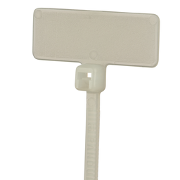 Pan-Ty® PLF1MB-C Write-On Cable Tie, PA6.6, 4"L, 18lb, PK100