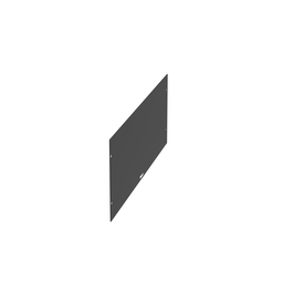 Horizontal Flat Rack Filler Panel, 4 RU, Steel, Black