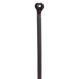 Dome-Top® BT2M-C0 Barb Tie, Black, UV PA6.6, 7.9"L, 18lb, PK100