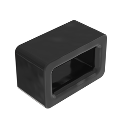 CR4H-M0 Connector Ring, Black, UV PA 6.6, 0.57x0.36", PK1000