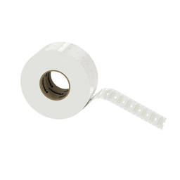 H050X034H1T-B Heatshrink, PO, White, Mil Grade, 10000 Lbls, TT, 0.34"x0.5"