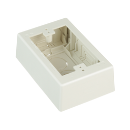 Surface Raceway, Low Voltage Junction Box, Off White