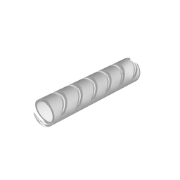 T62T-Q Spiral Wrap, Natural, UV TFE, 0.5" Min Dia., PK1
