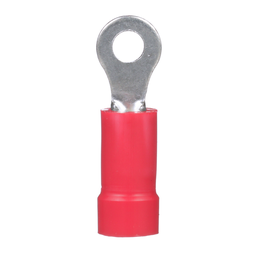 Pan-Term® PV18-4R-CY Ring Terminal, Vinyl Insulated-Funnel Entry