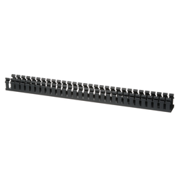 H1.5X2BL6 Hinged Cover Wide Slot Duct, Black, PVC, 1.5"x 2"