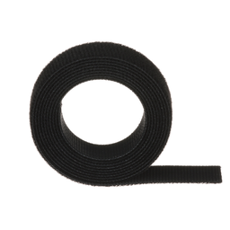 TAK-TY® HOOK AND LOOP STRIP TIE, BLACK