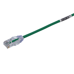 Cat 6 28 AWG UTP Copper Patch Cord, 6 ft, Green