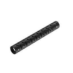 Pan-Wrap™ PW100FR-C20Y Split Harness Wrap, Black, FR PE, 1" Nom Dia., PK1