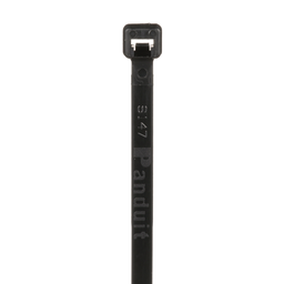 Pan-Ty® PLT1.5M-M20 Cable Tie, Black, PA6.6, 5.6"L, 18lb, PK1000