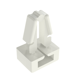 PM2H25-M Cable Tie Mount, Natural, PA 6.6, Push Barb, 0.3x0.38", PK1000