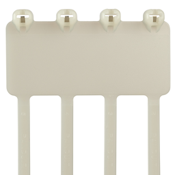 Dome-Top® B4M2S-TL Barb Marker Tie, PA6.6, 8"L, 50lb, PK250