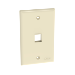 NetKey® Faceplate, 1-Port, Electric Ivory