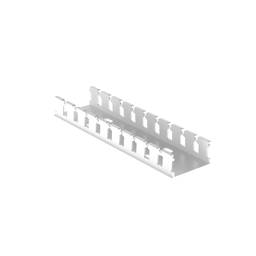 Panduct® NE2X1WH6 Wide Slot Duct, White, Hal-Free PPO, 1.08"x2.14", PK6