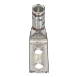 Pan-Lug™ LCD2-14AF-Q Comp. Lug, Tin Plt Copper, Two 0.25" Studs, PK25