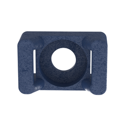 TM3S10-C186 Cable Tie Mount, DkBlue, Met Det PP, 0.87x0.62", #10 Screw, PK100