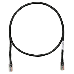 Cat 5e 24 AWG UTP Copper Patch Cord, 3 ft, Black