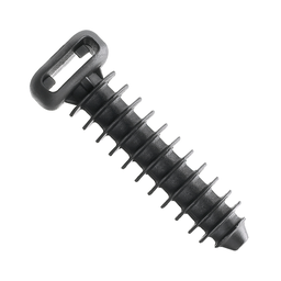 Hyper-V™ HVMPM-08-C0 Cable Tie Mount, Blk, UV PA 6.6, Fir Tree, 0.54x.47", PK100