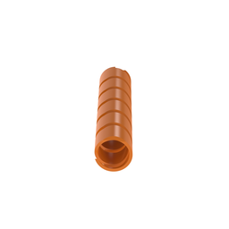 T25F-C3Y Spiral Wrap, Orange, PE, 0.1875" Min Dia., PK1