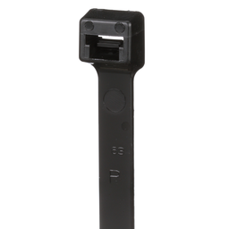 Pan-Ty® PLT6LH-L0 Cable Tie, Black, UV PA6.6, 21.9"L, 120lb, PK50