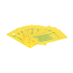 LTYK Label Kit, Poly Cardstock, Green/Yellow, 1.38"x2.75", PK1