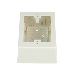 Surface Raceway, Low Voltage Junction Box, Off White