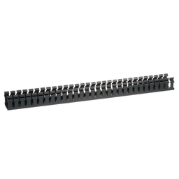 H1.5X2BL6 Hinged Cover Wide Slot Duct, Black, PVC, 1.5"x 2"