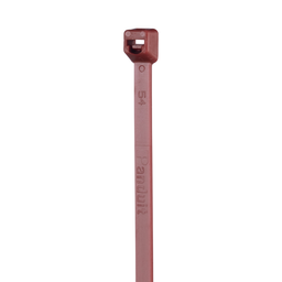Pan-Ty® PLT2S-C702Y Cable Tie, Maroon, HALAR, Heat and UV, 7.4"L, 50lb, PK100